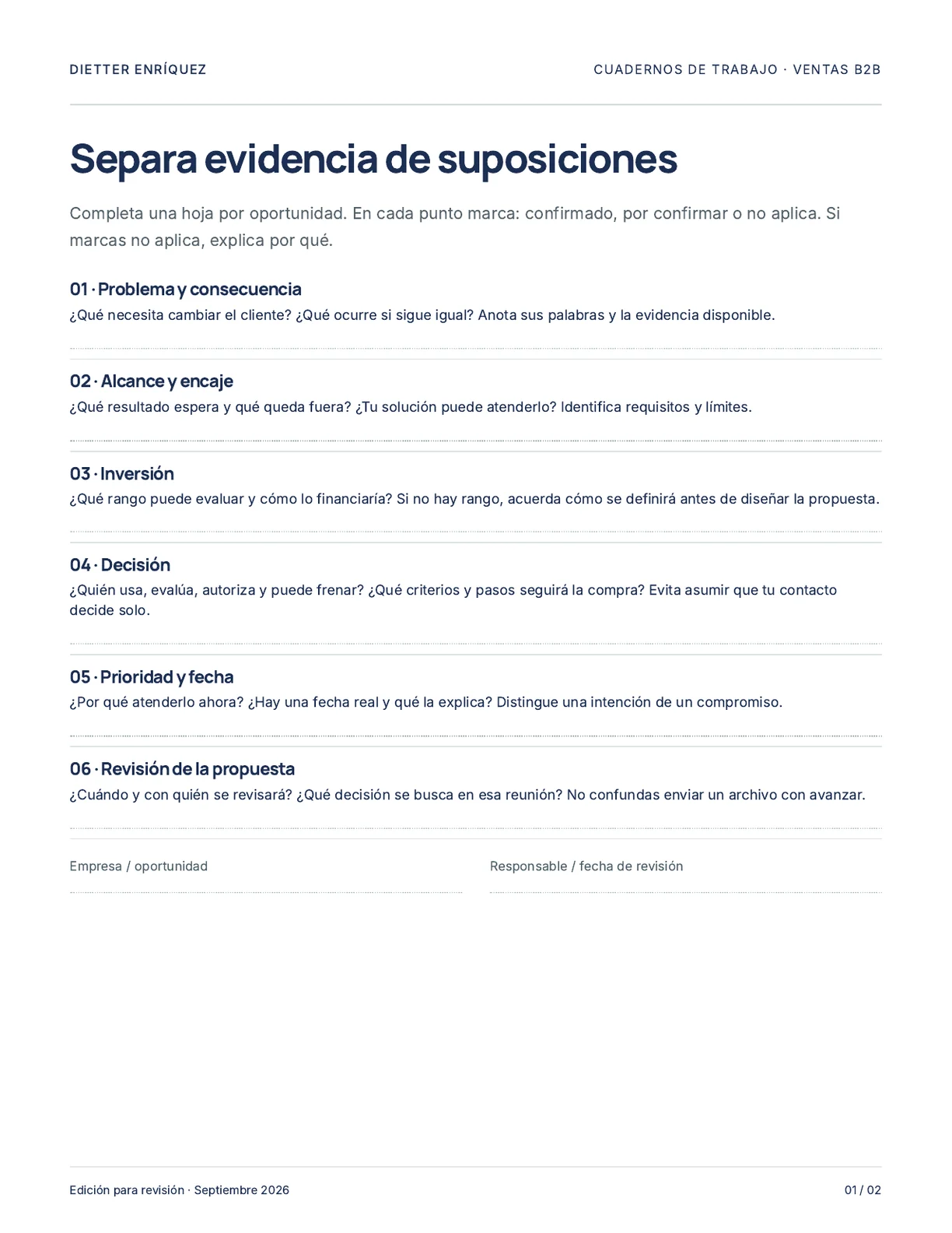Portada de Antes de cotizar